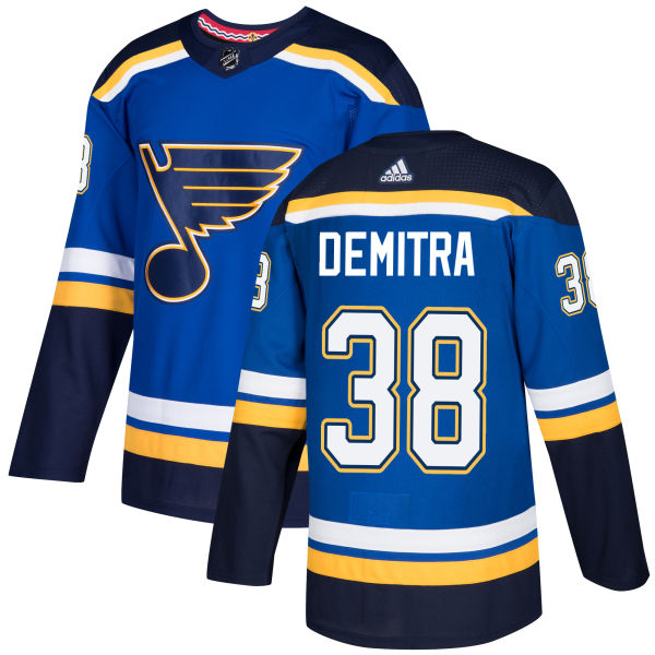Adidas Men St.Louis Blues #38 Pavol Demitra Blue Home Authentic Stitched NHL Jersey->st.louis blues->NHL Jersey